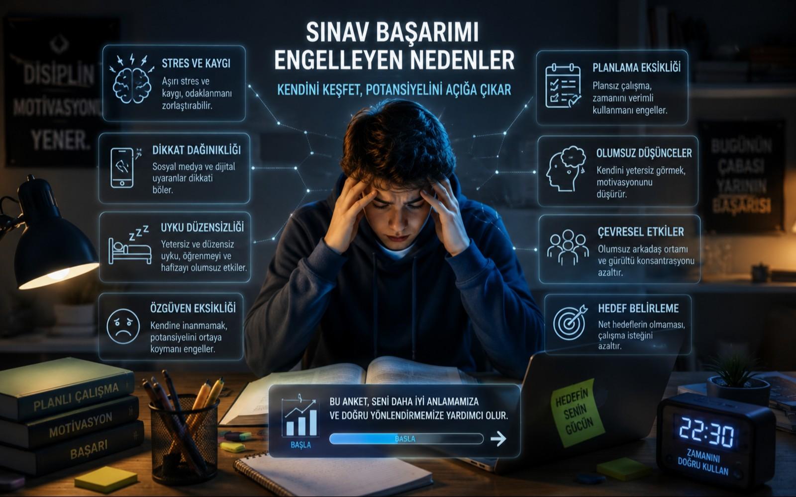 Sınav Başarımı Engelleyen Nedenler Testi