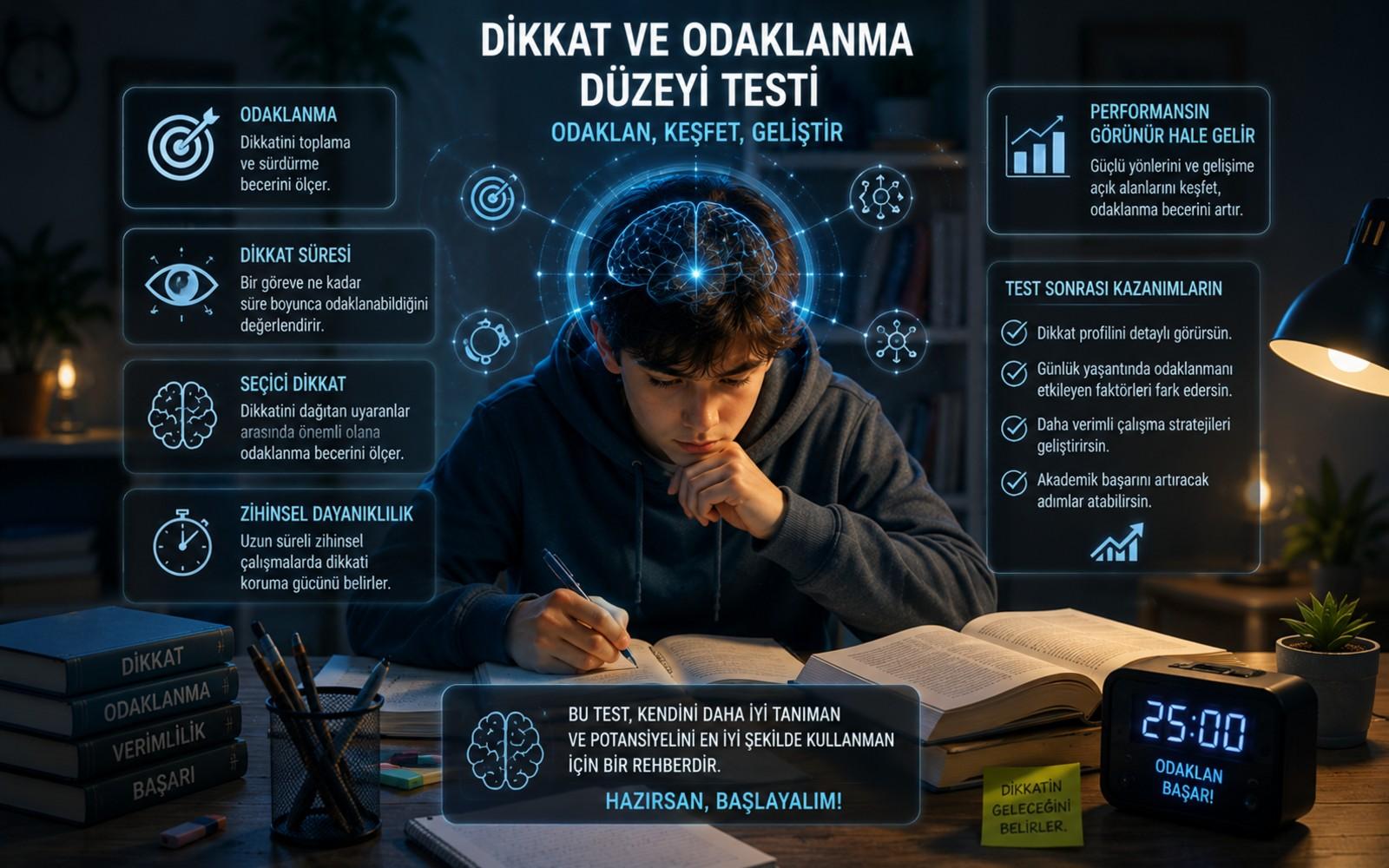 Dikkat ve Odaklanma Düzeyi Testi